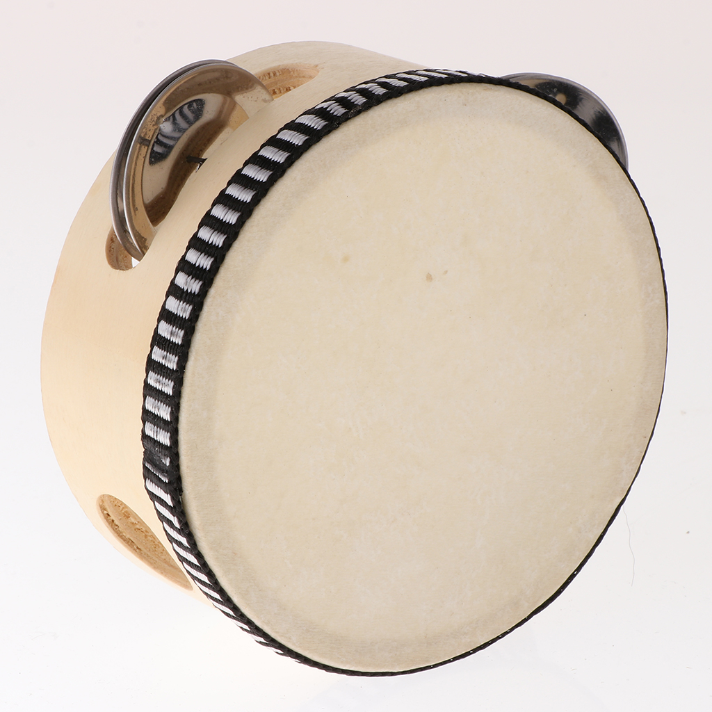 Kids Education Music - Wooden Musical Tambourine Beat Instrument Hand