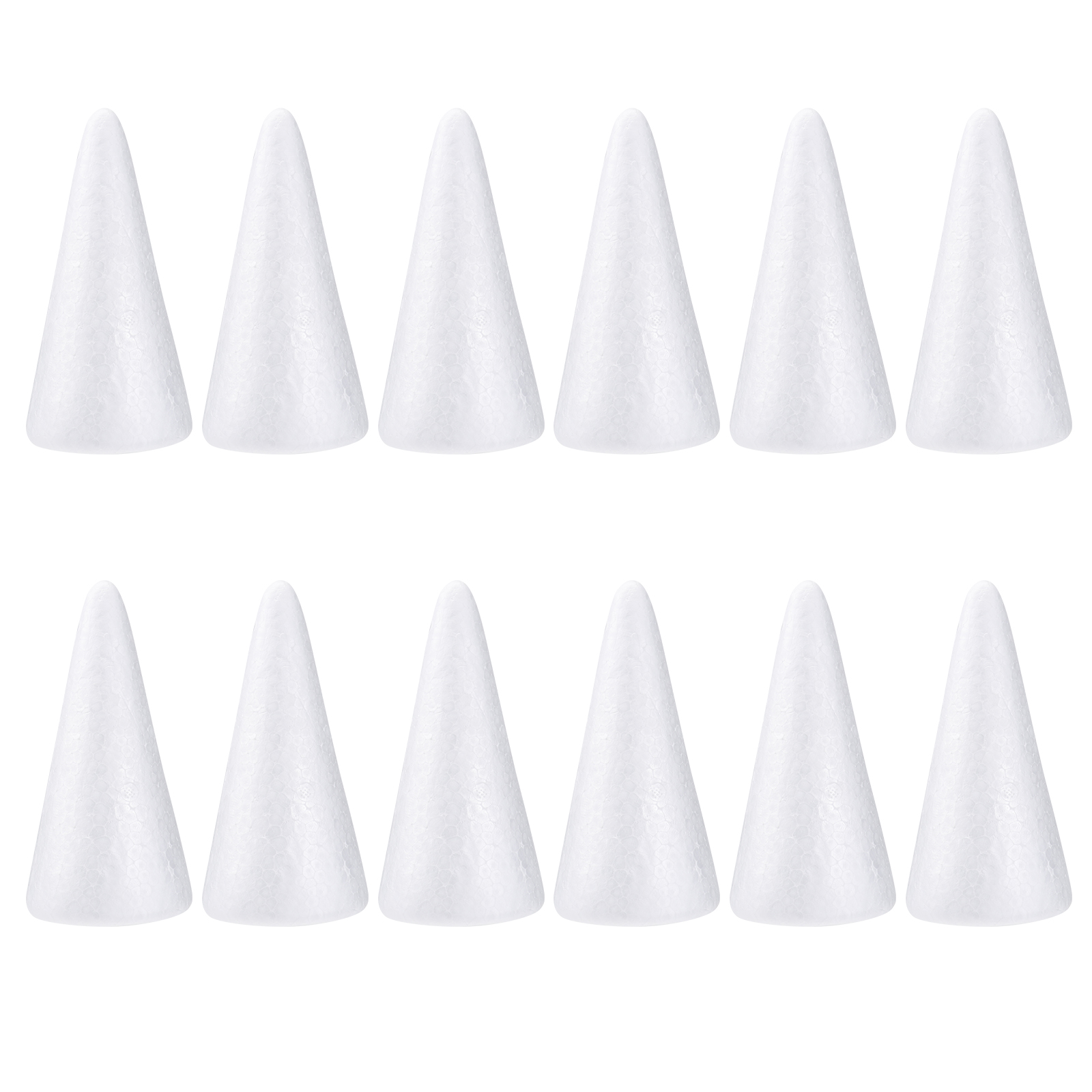 Kids Educational Device - 12pcs 15cm White Solid Craft Foam