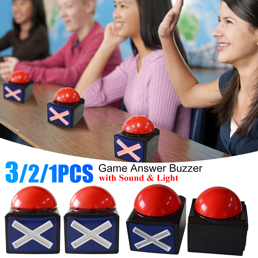 Kids Educational Game 2 - 3/2/1PCS Interactive Game Answer Buzzer Educational