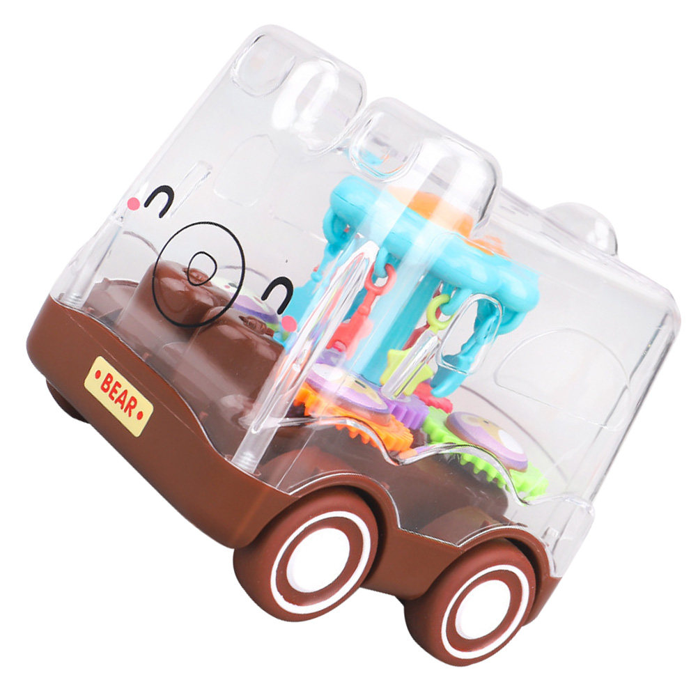 Kids Education Fun - Creative Pull Back Gear Car Inertia