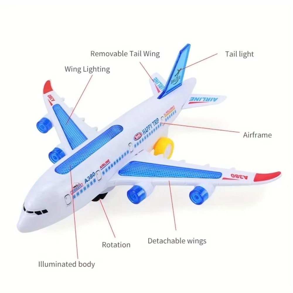 Kids Education Music - Gift Music Flash Sound Airplane Educational