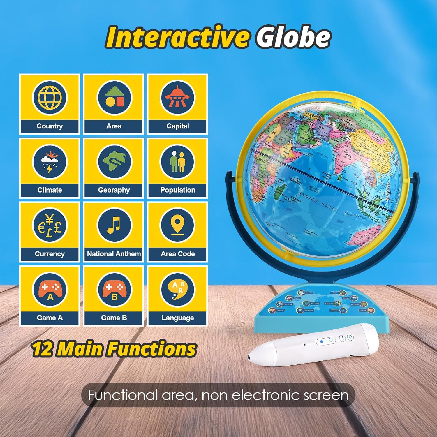 Interactive Globe for Kids Age - Kids Education Age reseña y precio