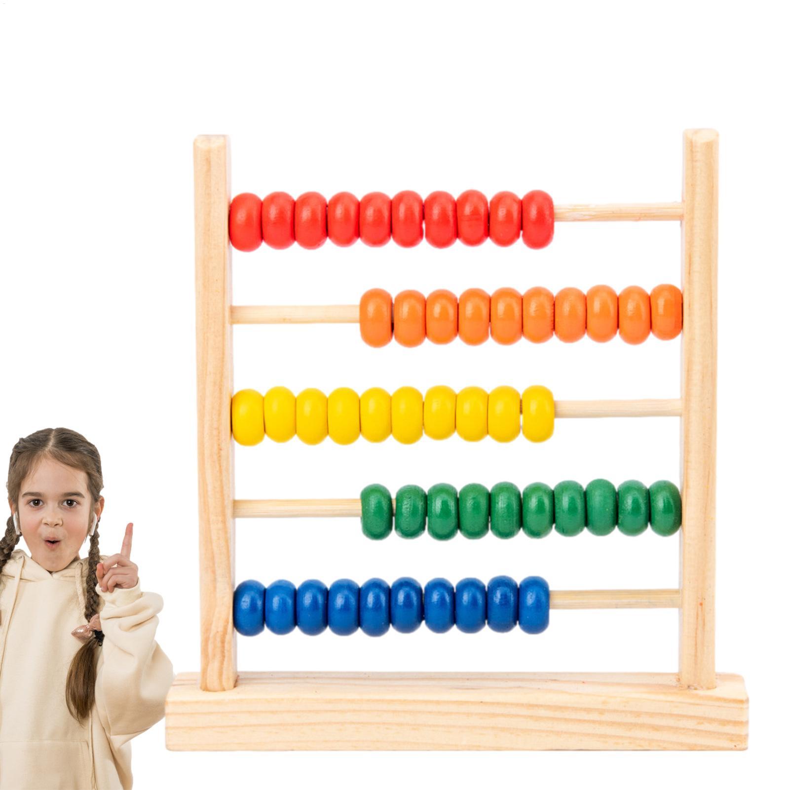 Wooden Frame Abacus Toys Count - Abacus Counting Bead reseña y precio