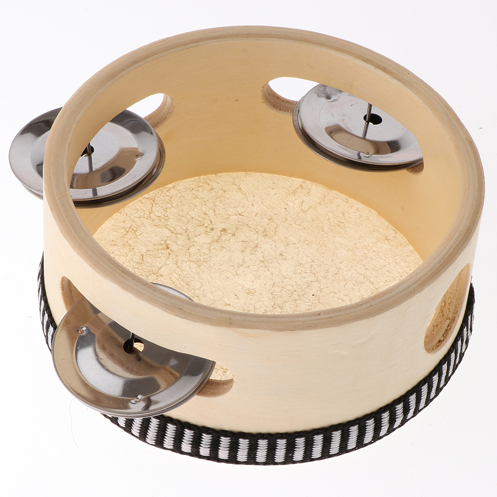 Wooden Musical Tambourine Beat - Kids Education Music reseña y precio