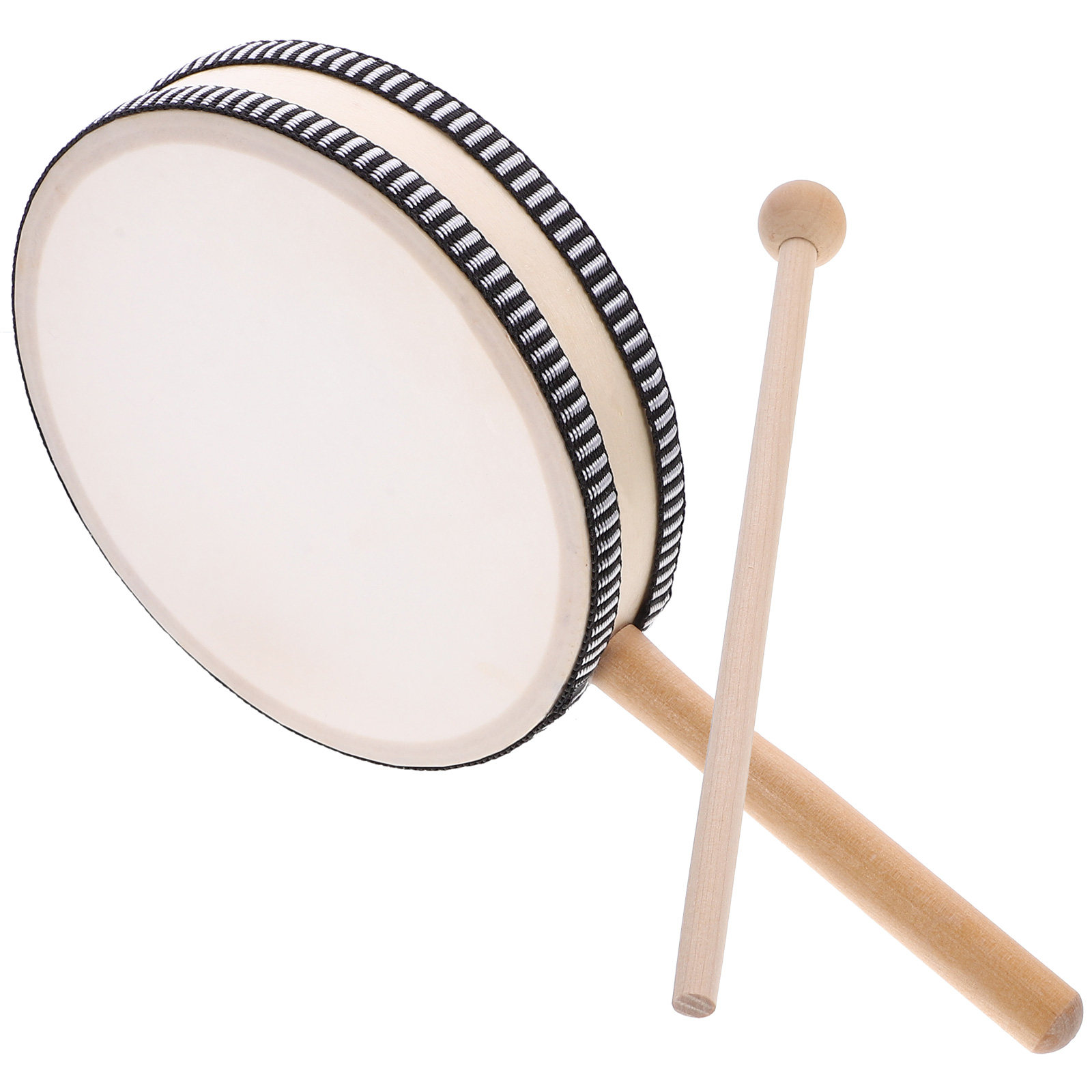 1Set Hand Drum Wooden Hand Per - Kids Education Music reseña y precio