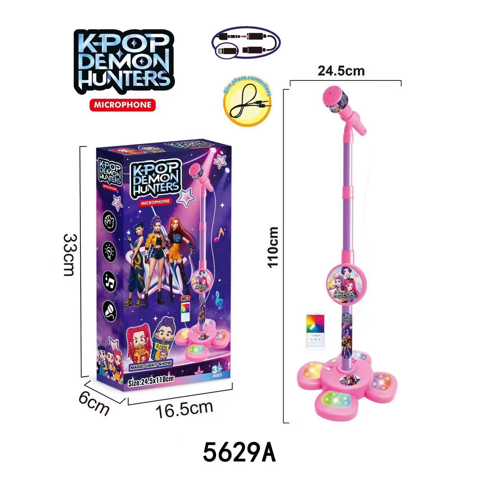 Kids Microphone with Stand Kar - Kids Education Music reseña y precio
