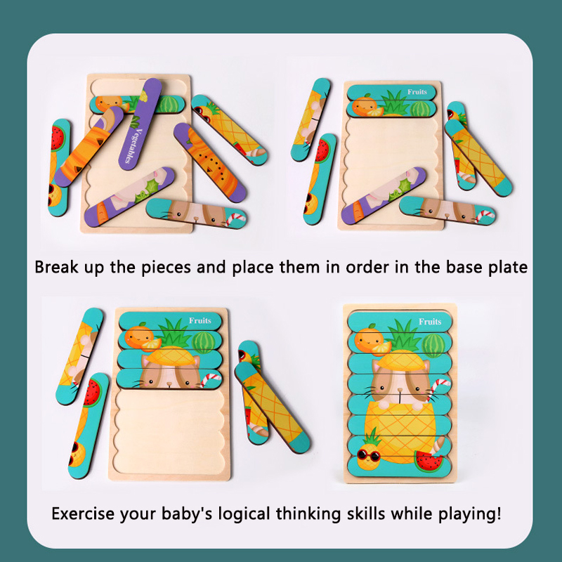 Montessori Toys 2 years Wooden - Kids Educational Game 2 reseña y precio