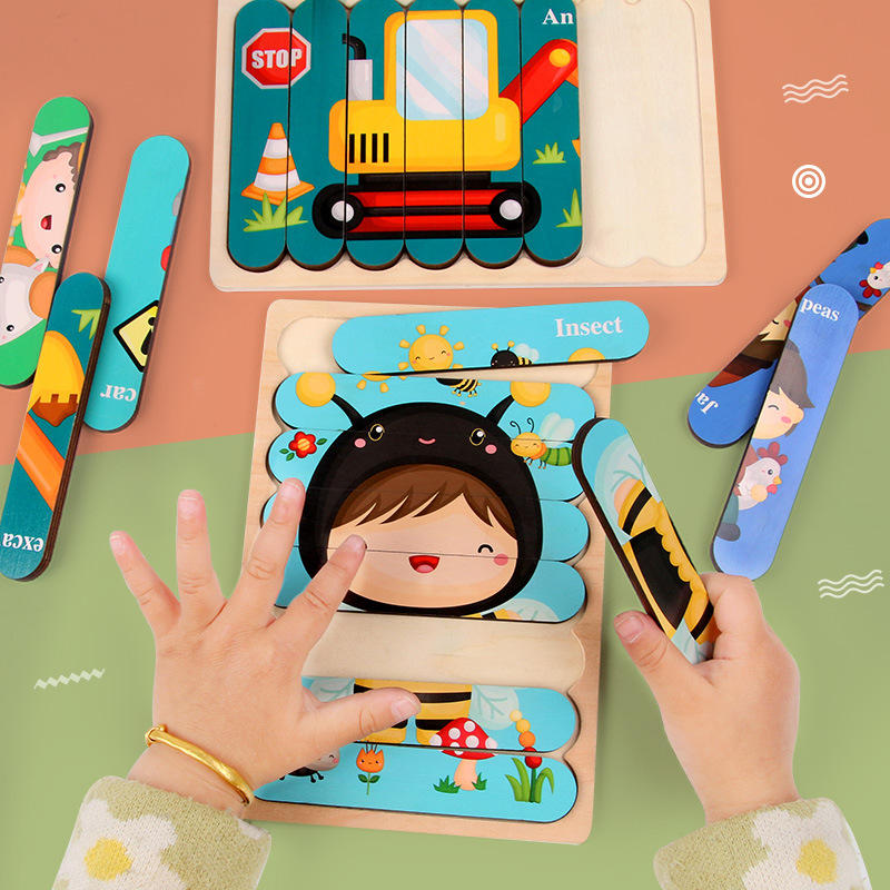 Montessori Toys 2 years Wooden - Kids Educational Game 2 reseña y precio