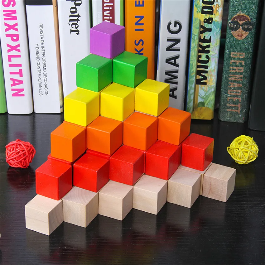 30Pcs/Set 2*2*2cm Colorful Woo - Kids Educational Game 2 reseña y precio