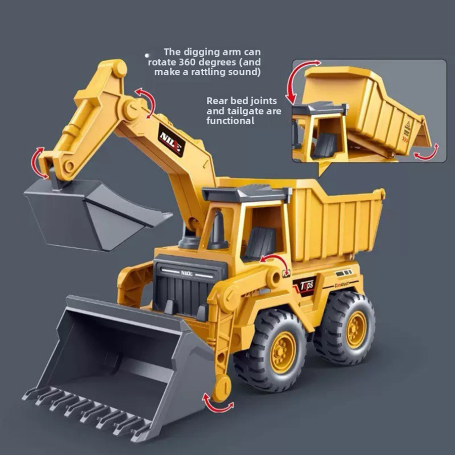 1pcs Excavator Truck Model Toy - Kids Educational Device reseña y precio