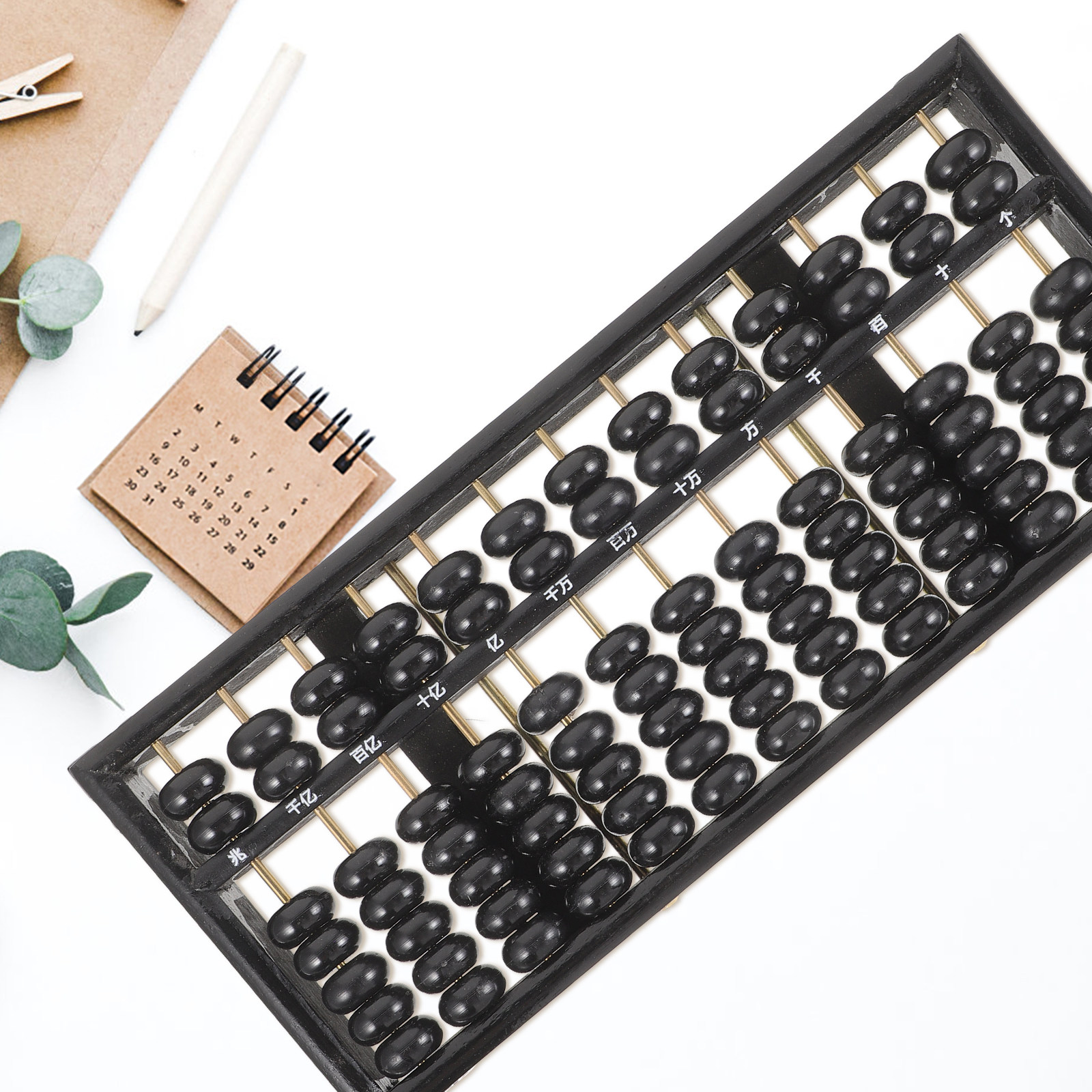 Chinese Wooden Abacus 13-Colum - Abacus Counting Bead reseña y precio