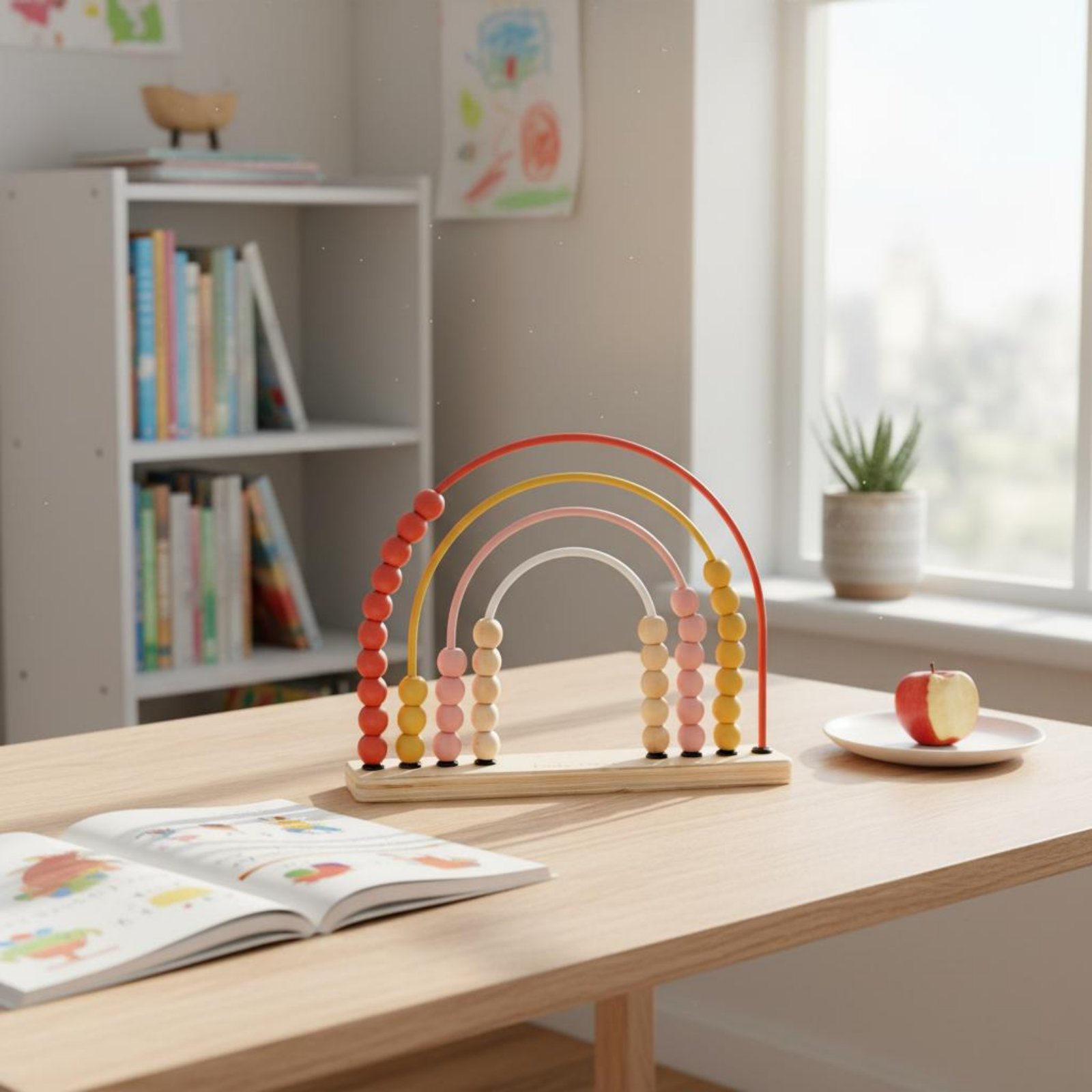Rainbow Abacus Toy Develops Ma - Abacus Counting Bead reseña y precio
