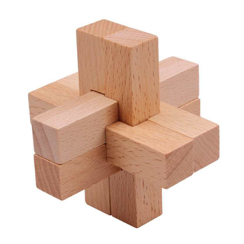 Wooden Luban Puzzle for Adults - Kids Education Fun reseña y precio