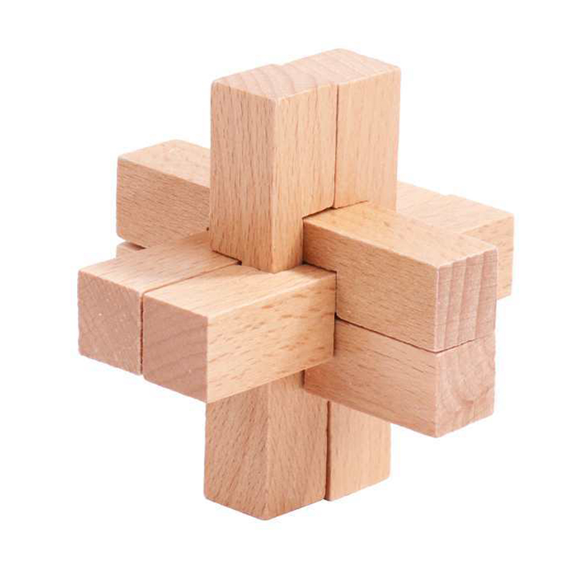 Wooden Luban Puzzle for Adults - Kids Education Fun reseña y precio