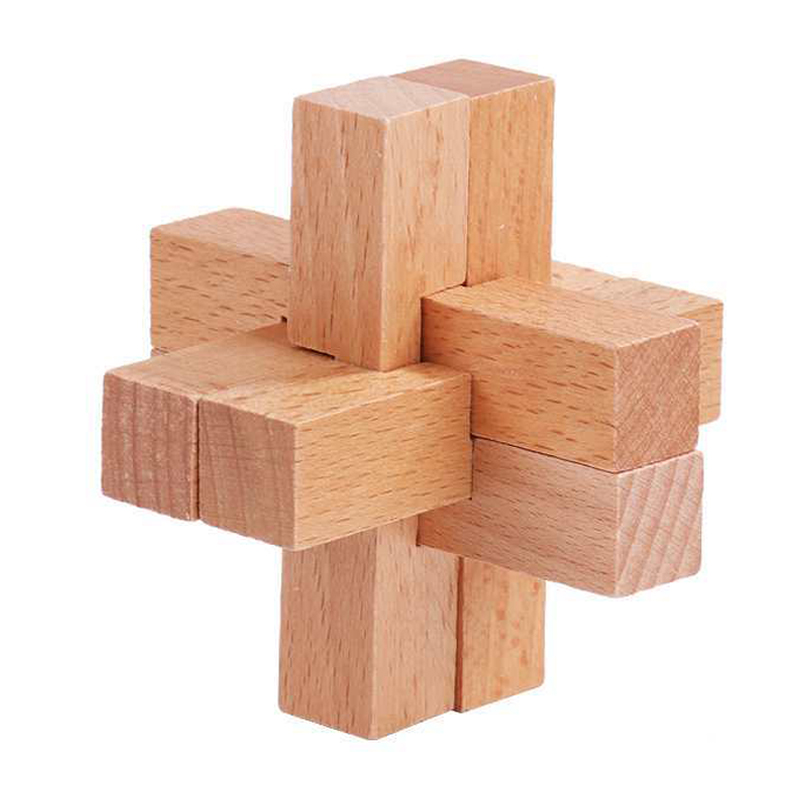 Wooden Luban Puzzle for Adults - Kids Education Fun reseña y precio
