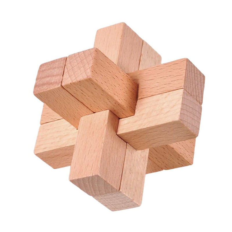 Wooden Luban Puzzle for Adults - Kids Education Fun reseña y precio
