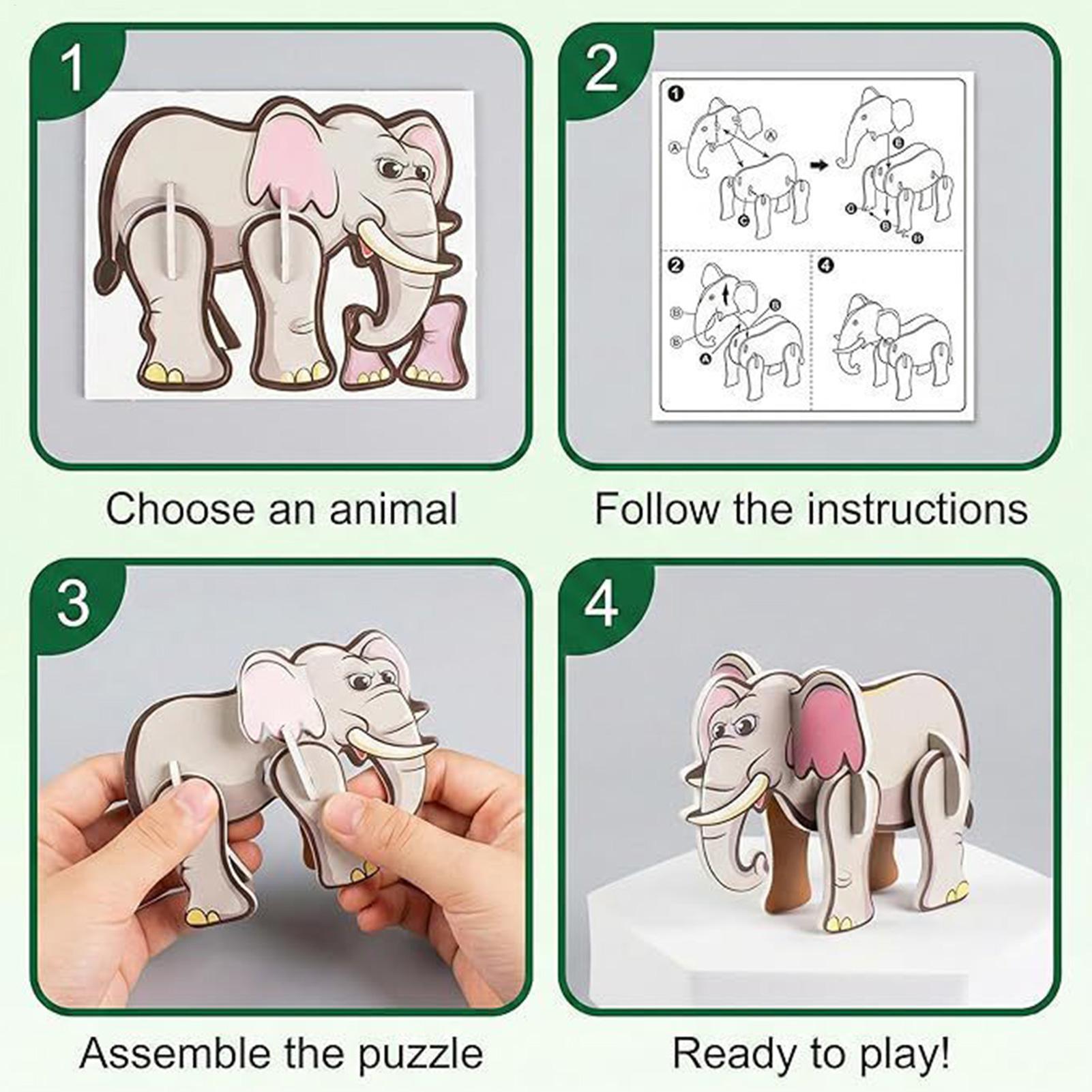 3D Cartoon Puzzles For Kids 7  - Kids Education Fun reseña y precio