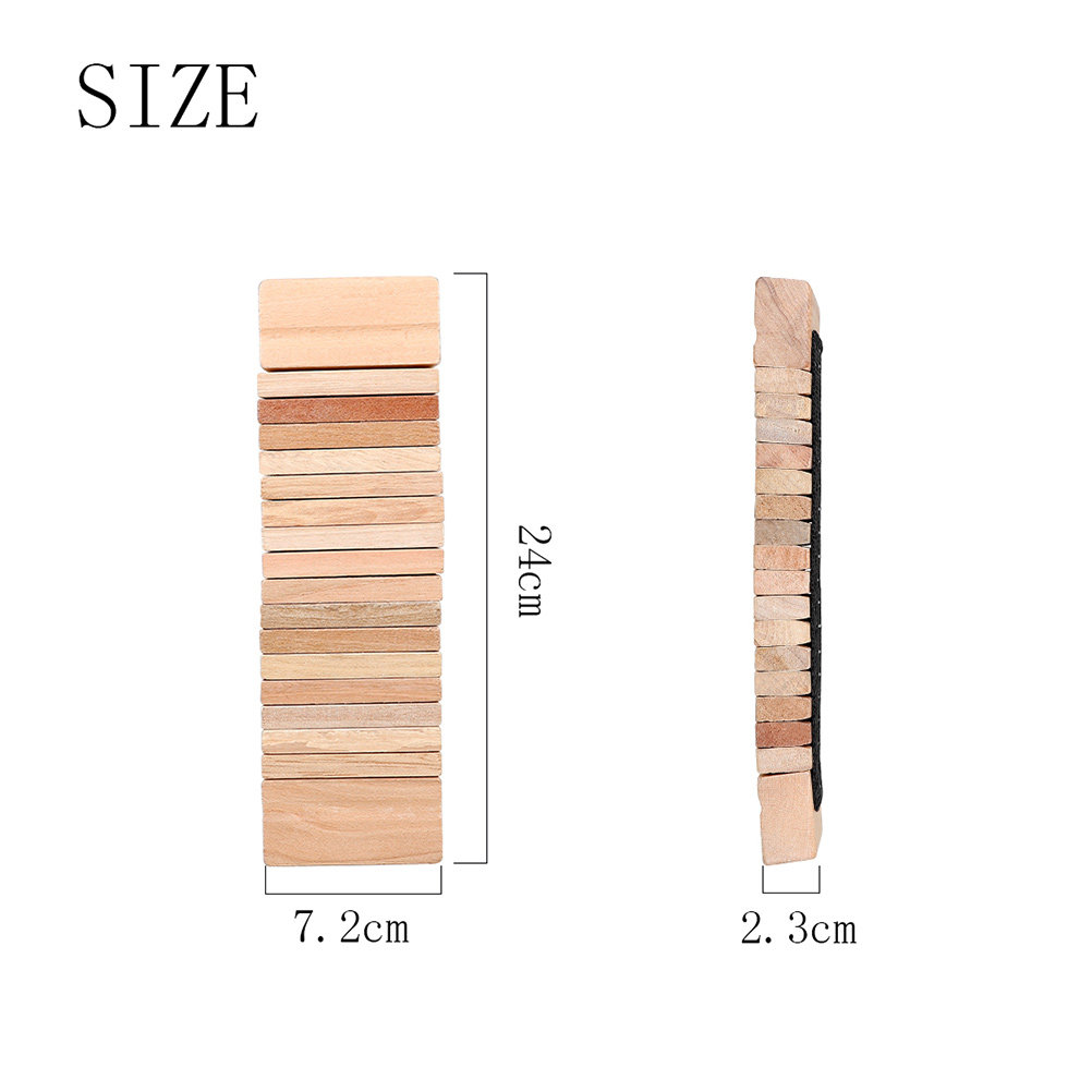 1pc Wooden Musical Wood Bendin - Kids Education Recreation reseña y precio