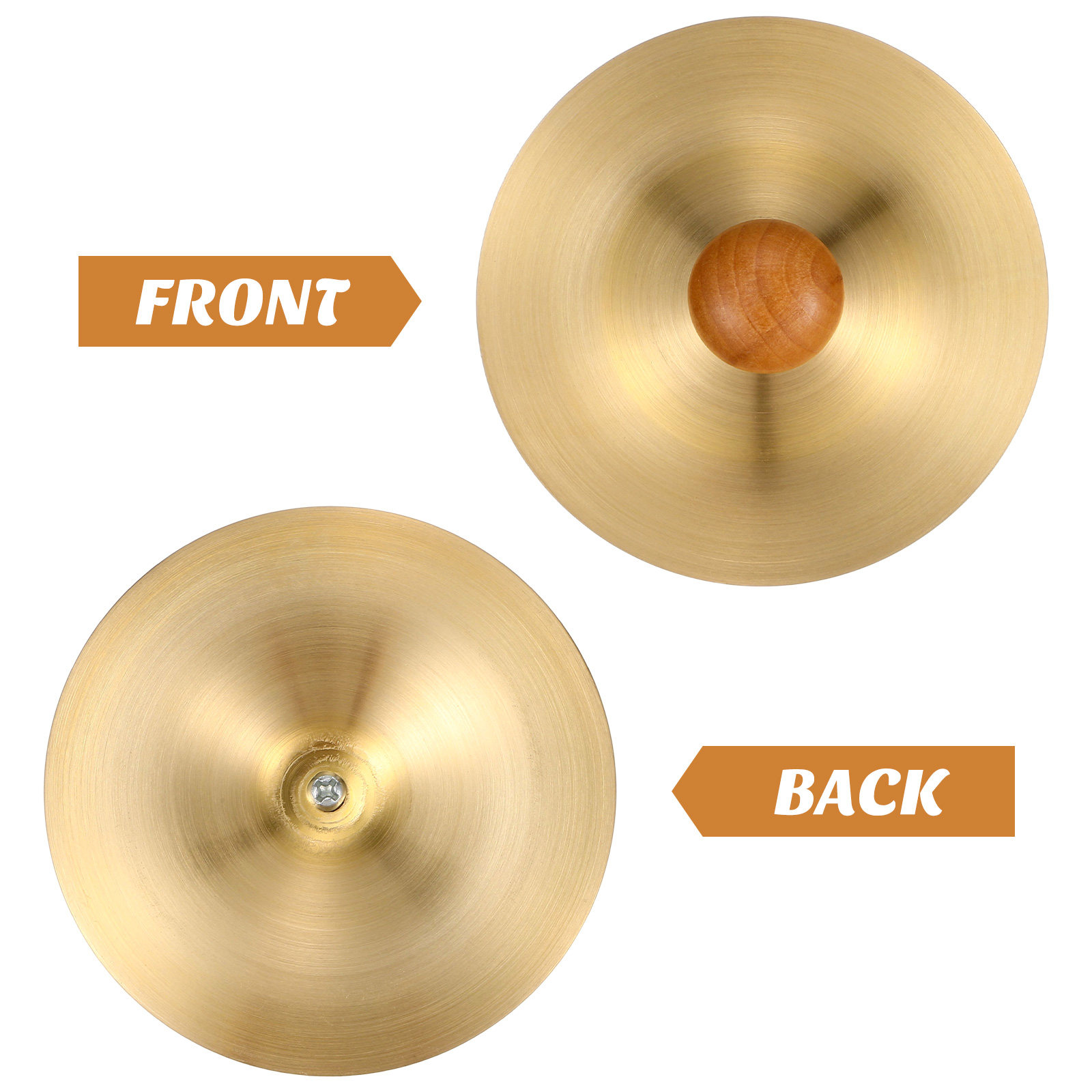 2Pcs Copper Finger Cymbals Sma - Kids Education Music reseña y precio