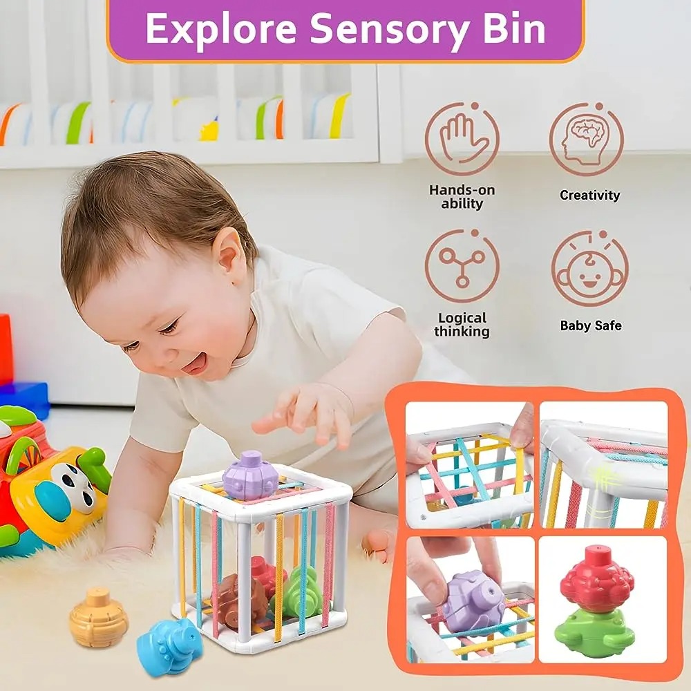 Rainbow Colorful Montessori Sh - Kids Educational Device reseña y precio