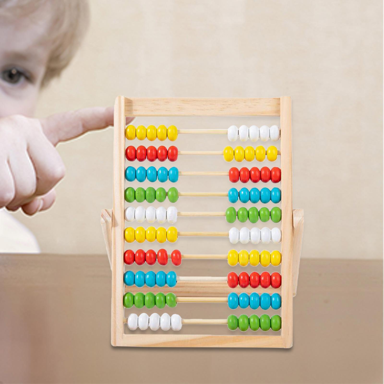 Wooden Abacus Educational Coun - Abacus Counting Bead reseña y precio