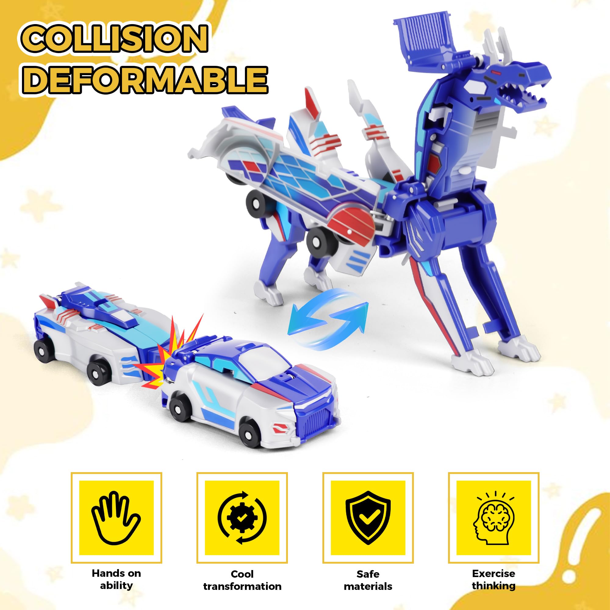 Magnetic 2-in-1 Collision Tran - Kids Education Fun reseña y precio