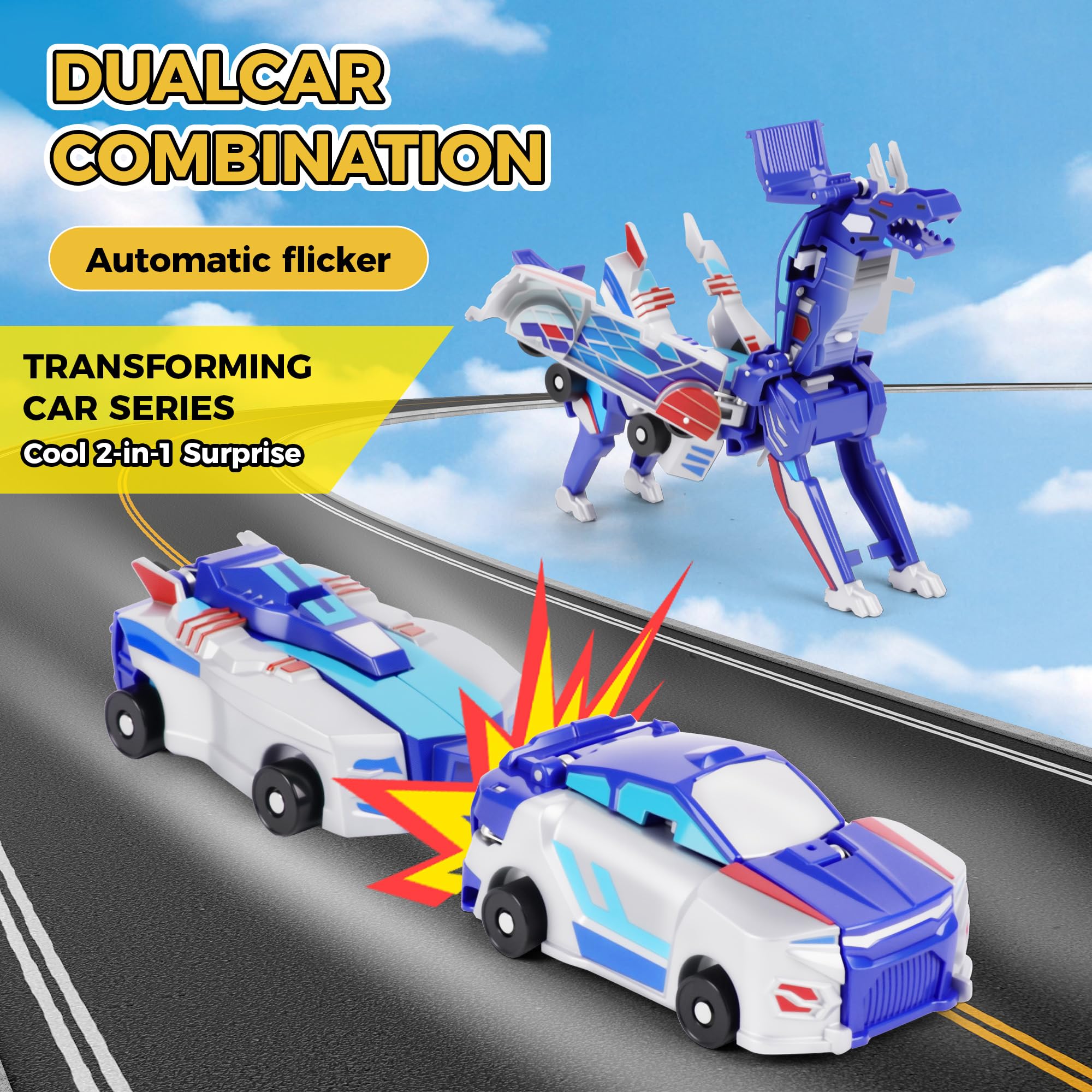 Magnetic 2-in-1 Collision Tran - Kids Education Fun reseña y precio