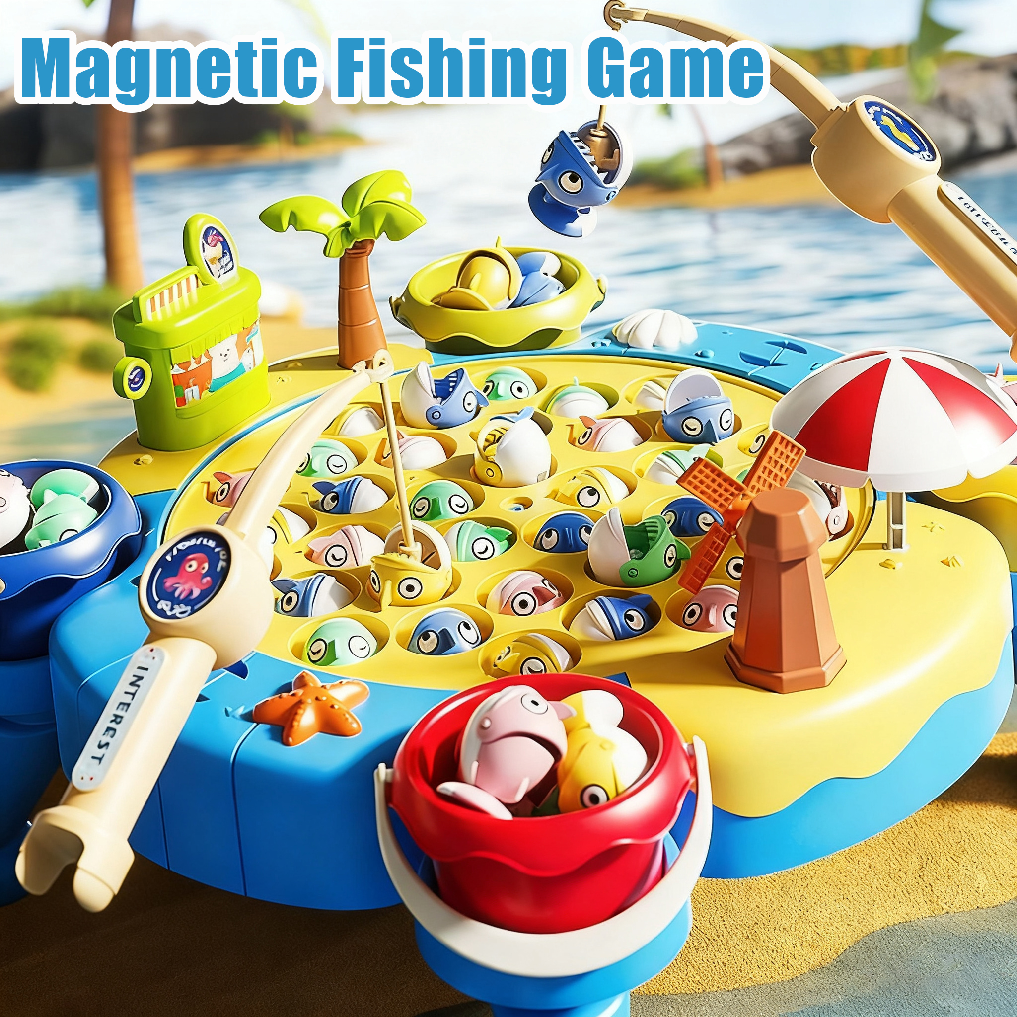 Magnetic Fishing Game - Educat - Kids Educational Game 2 reseña y precio