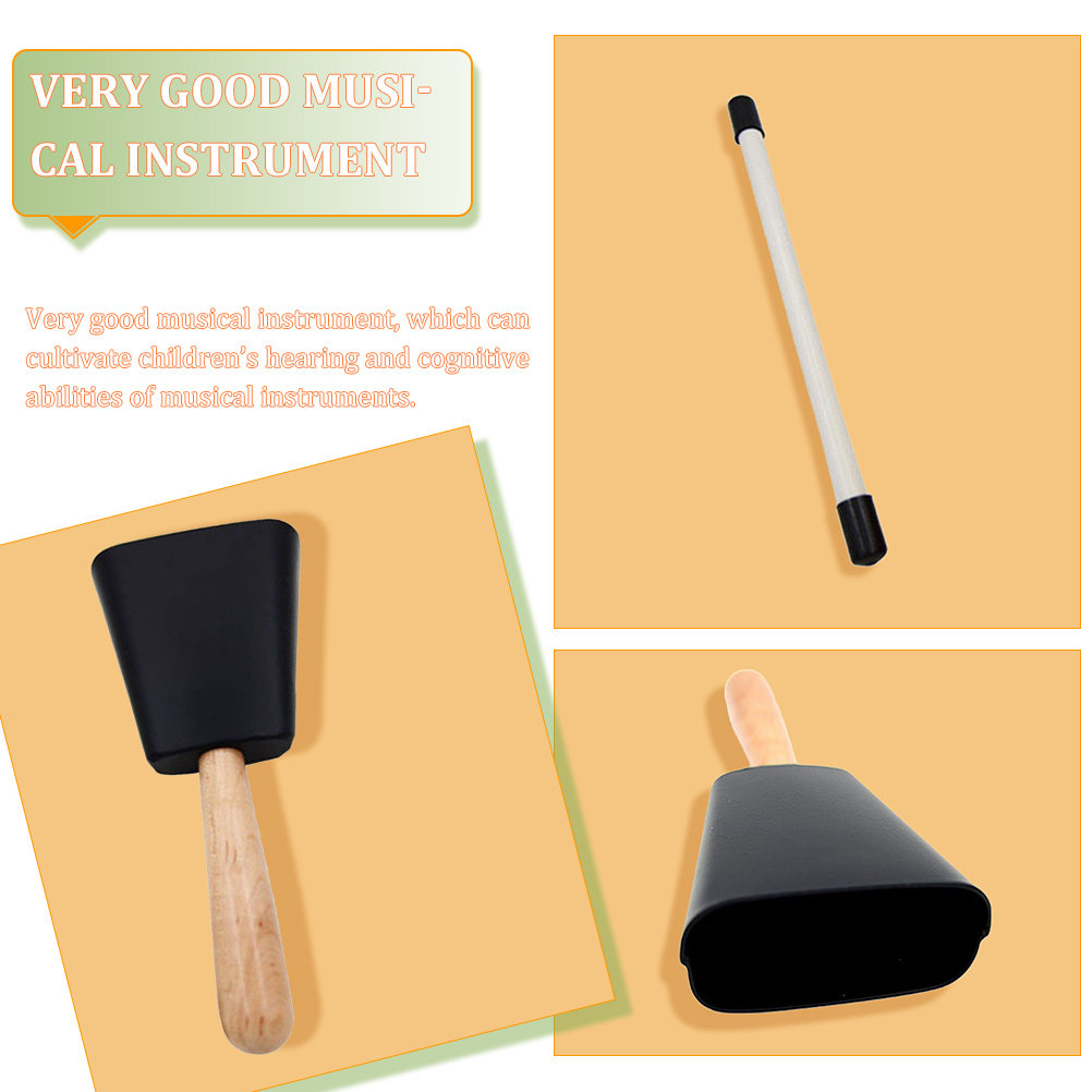 1Set Metal Cowbell with Wooden - Kids Education Music reseña y precio