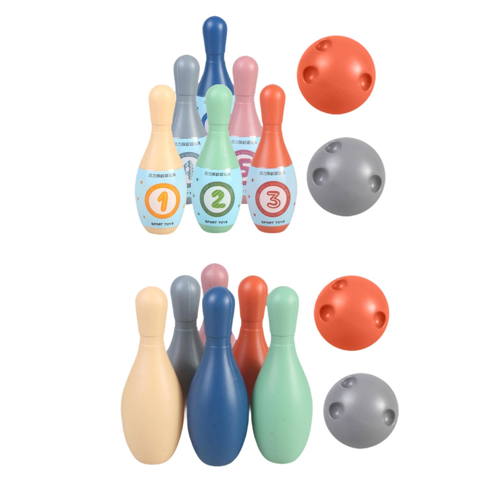 Family Bowling Game with 6 Pin - Kids Educational Game 2 reseña y precio