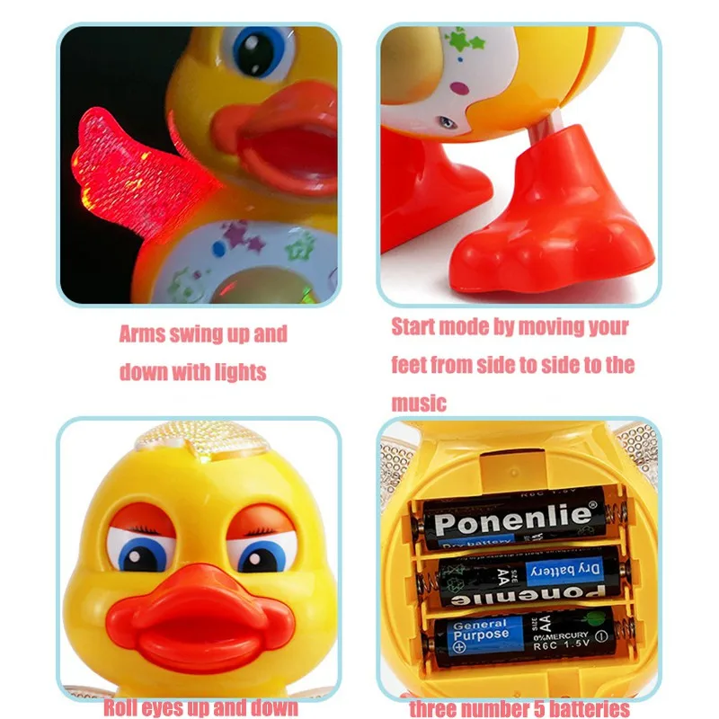 Electric Dancing Duck Toy Inte - Kids Education Music reseña y precio