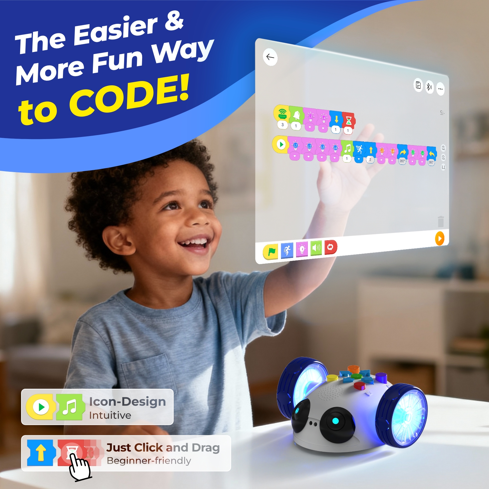 Apitor Mini Robot Wheels Codin - Kids Education Age reseña y precio