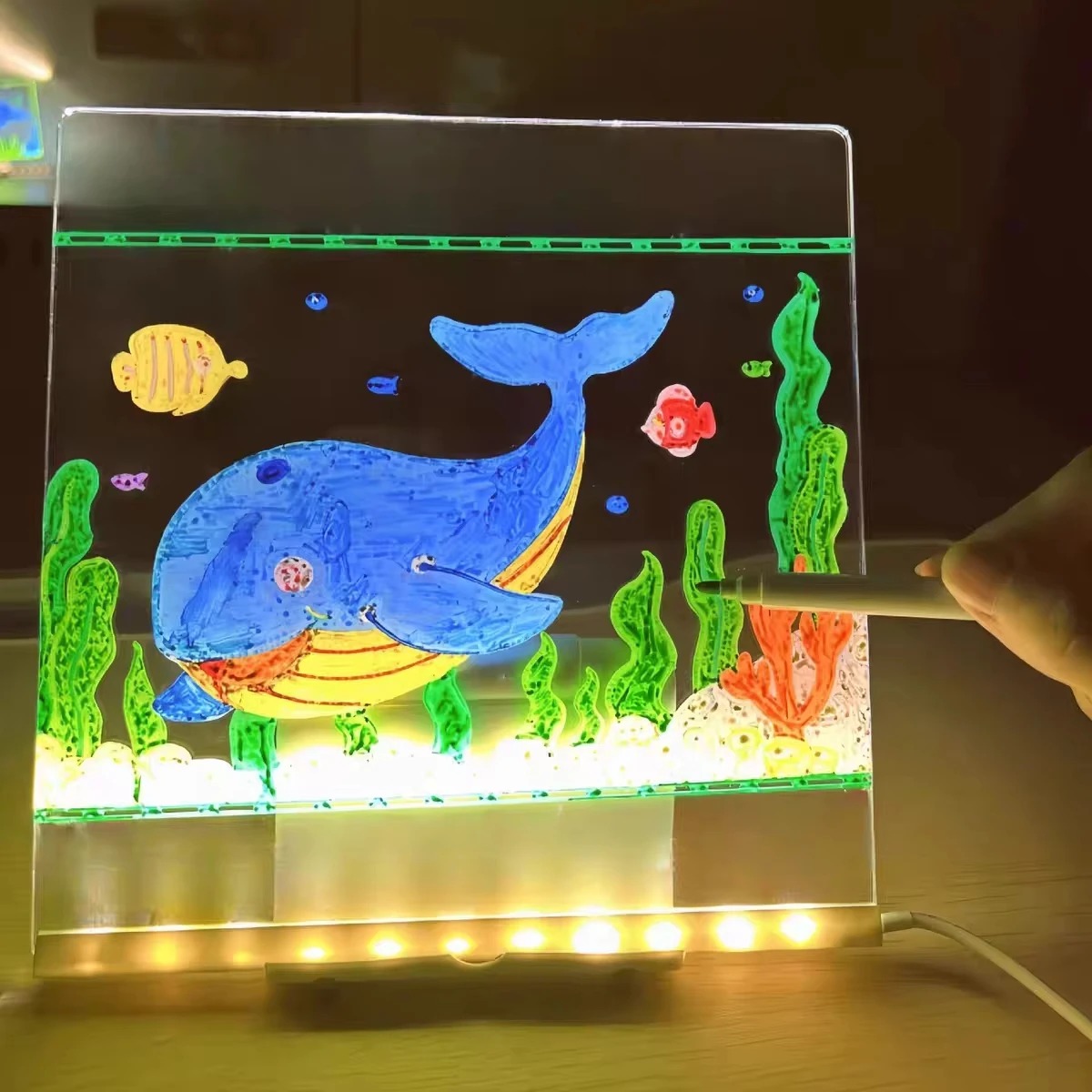 Magic Glow Kids Drawing Board: - Kids Education Age reseña y precio