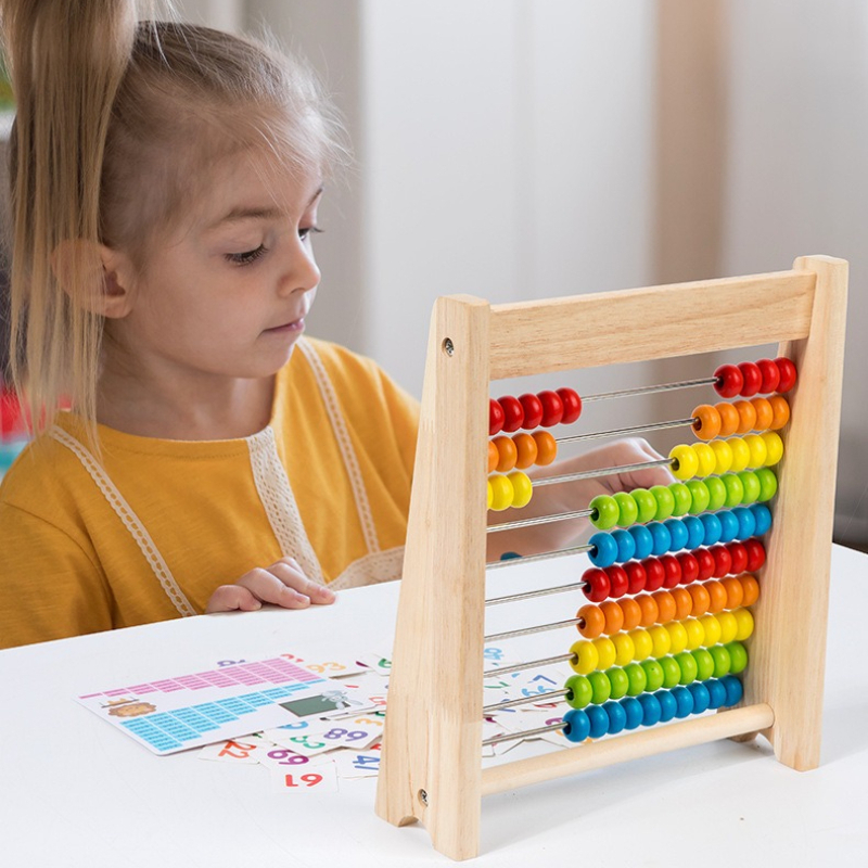 Wood Counting Beads Montessori - Abacus Counting Bead reseña y precio