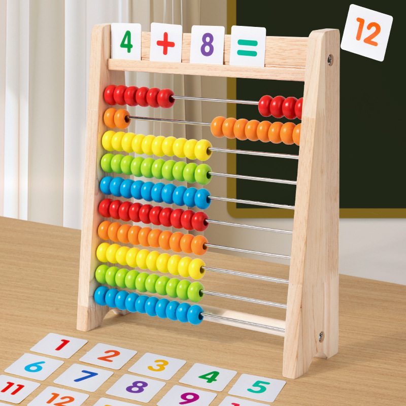 Wood Counting Beads Montessori - Abacus Counting Bead reseña y precio