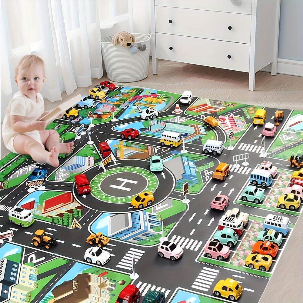 1pc, City Traffic Play Mat, La - Kids Educational Device reseña y precio