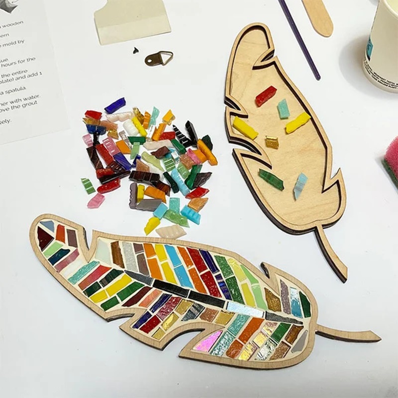 DIY Mosaic Coaster Colored Fea - Kids Educational Device reseña y precio