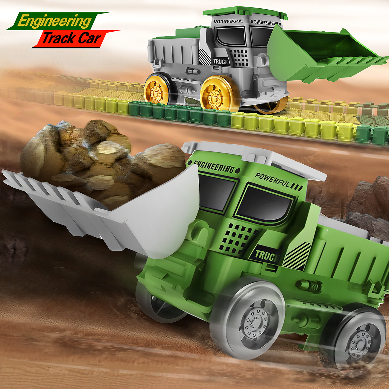 Dinosaur toy race track featur - Kids Educational Device reseña y precio