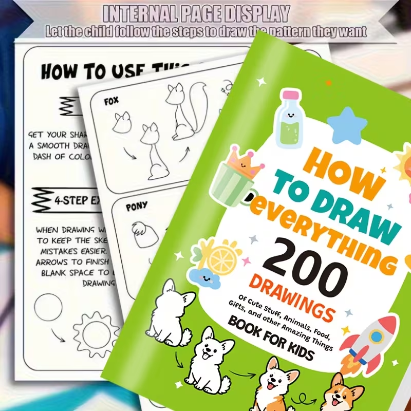 Drawing Book for Kids - 200+ S - Kids Education Age reseña y precio