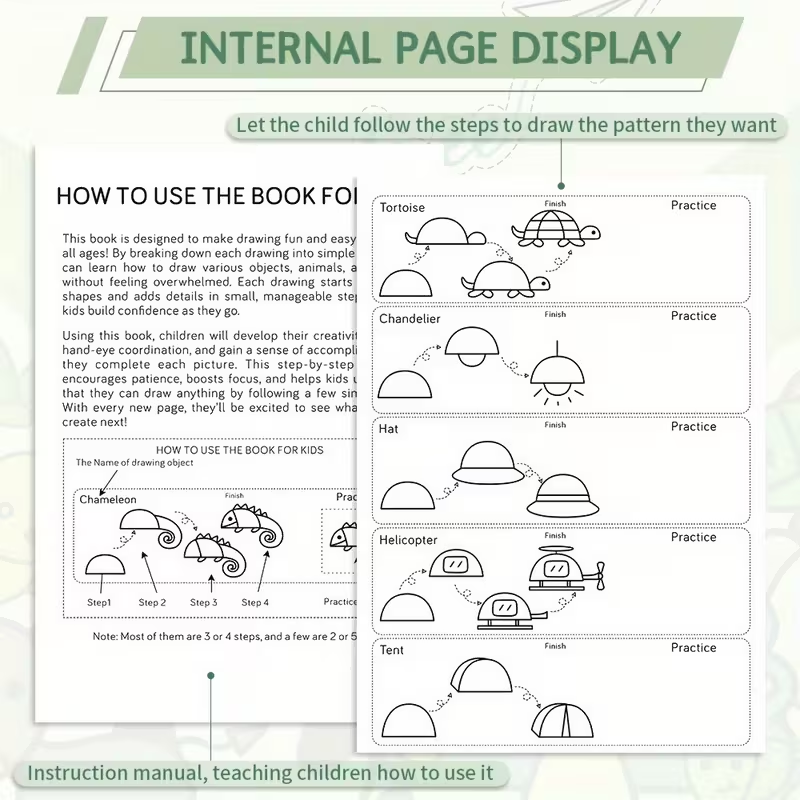 Drawing Book for Kids - 200+ S - Kids Education Age reseña y precio