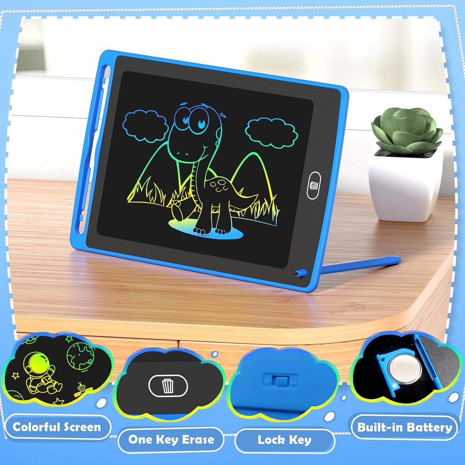 Pack LCD Writing Tablet for Ki - Kids Education Age reseña y precio