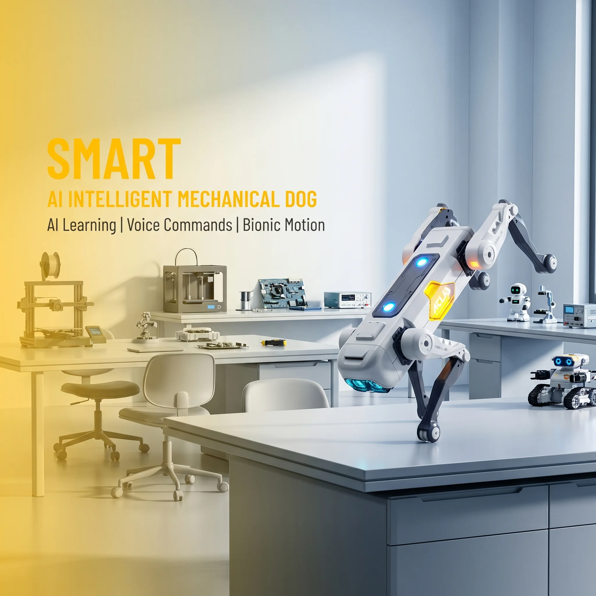 AI Smart Robot Dog, Voice & AP - Kids Educational Device reseña y precio