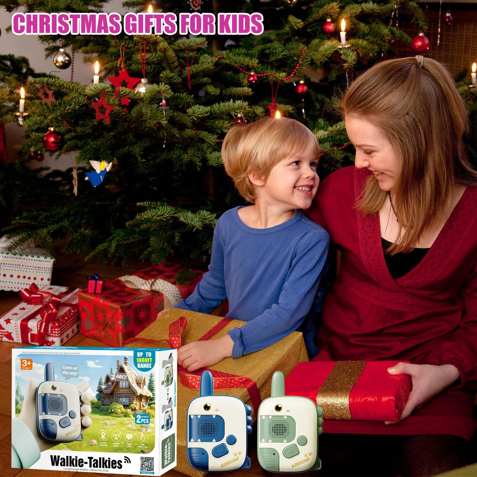 2 Pieces Dinosaur Walkie Talki - Kids Educational Game 2 reseña y precio