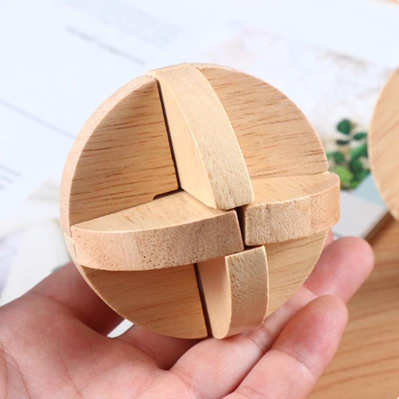 Classic Lu Ban ball Wooden Bra - Kids Education Fun reseña y precio