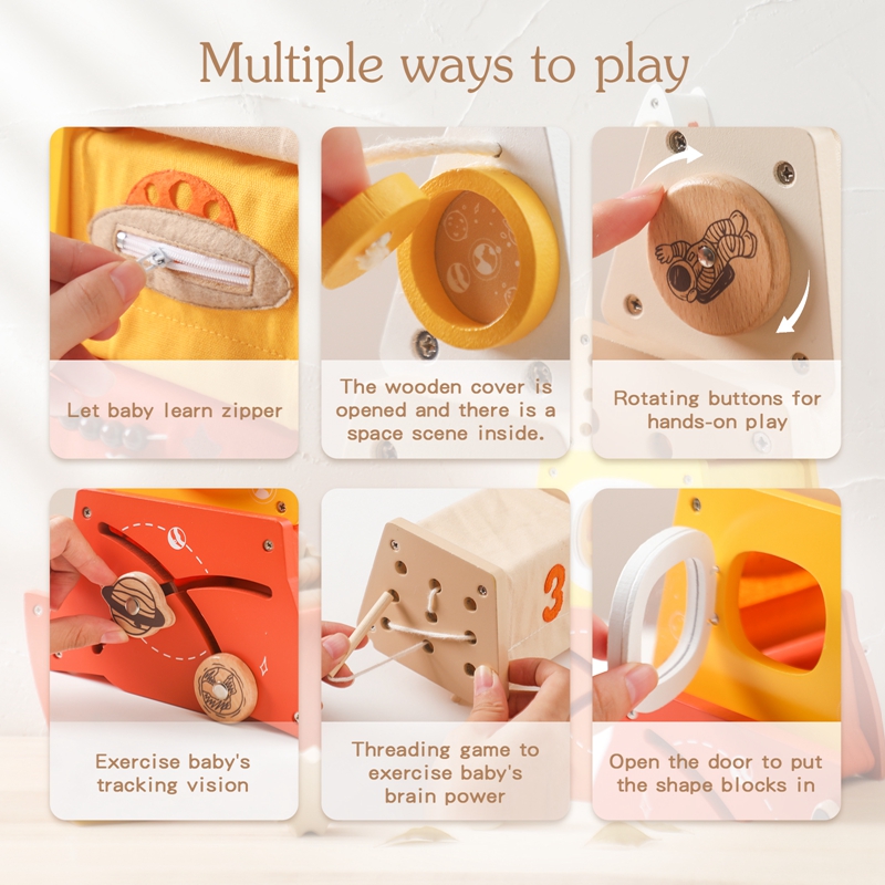 Kids Wooden Montessori Toys Th - Kids Education Music reseña y precio