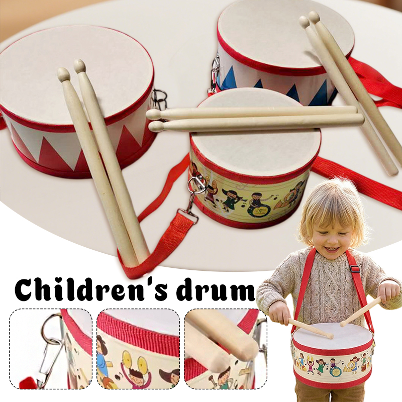 Wooden Drum Toy Kids Musical I - Kids Education Music reseña y precio