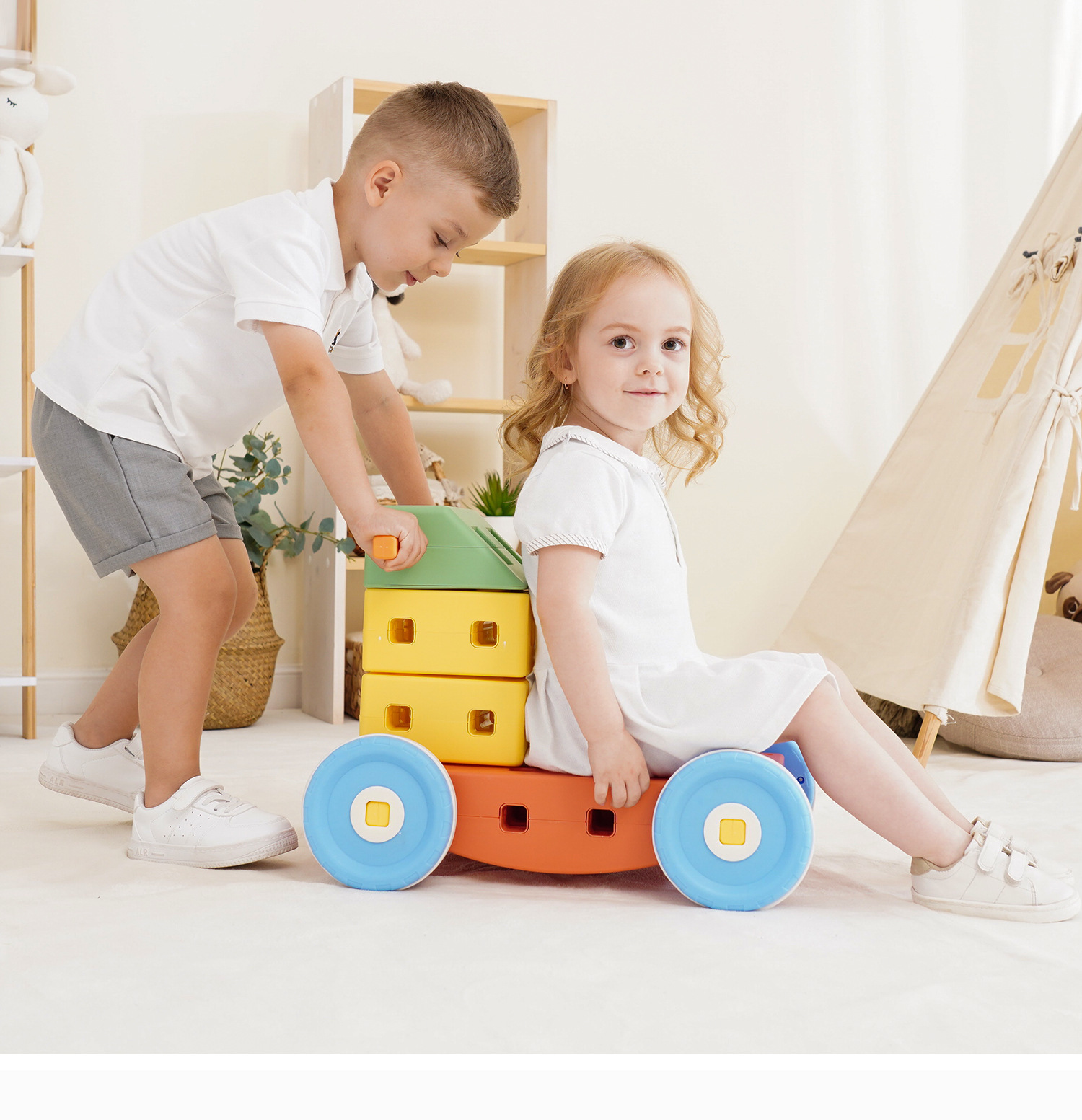 Toddler DIY Building Blocks wi - Kids Education Age reseña y precio